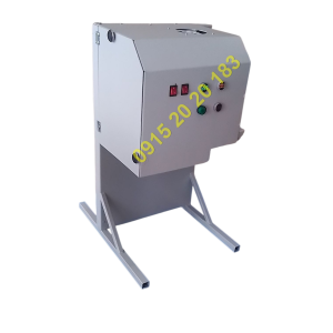 دستگاه مرغ تیکه کن دیواری دارای تابلو برق نمایش چراغ سیگنال و ولتاژ و آمپر الکتروموتور تکفاز 600 وات کاربرد مرغ و ماهی تماس 09152020183