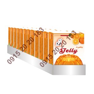 پودر ژله پرتقالی کارتنی پخش سوپر مارکتی و پخش عمده تعداد در کارتن 48 عدد دارای سیب سلامت 09152020183 و 05137234606 تماس بگیرید .