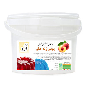 پودر ژله اُرُد سطلی هلو OROD اُرُد دارای سیب سلامت و مجوز بهداشت وزن خالص 2 کیلوگرم پودر ژله سطلی ارمغان رضوان توس 09152020187