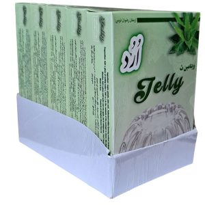 پودر ژله اُرُد طعم آلوئه ورا 5 عددی OROD اُرُد دارای سیب سلامت و مجوز بهداشت وزن هر جعبه 100 گرم محصولی از شرکت ارمغان رضوان توس 09152020187