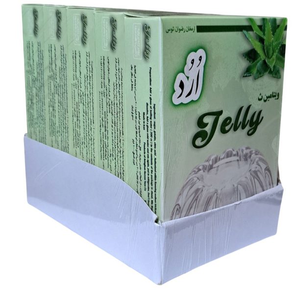 پودر ژله اُرُد طعم آلوئه ورا 5 عددی OROD اُرُد دارای سیب سلامت و مجوز بهداشت وزن هر جعبه 100 گرم محصولی از شرکت ارمغان رضوان توس 09152020187